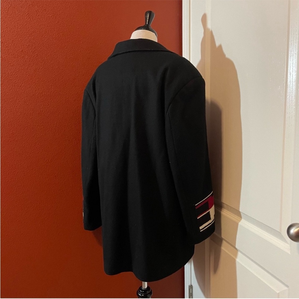 PIONEER Chimayo Black Blazer with Red and Cream Southwestern Panels - Picture 7 of 7